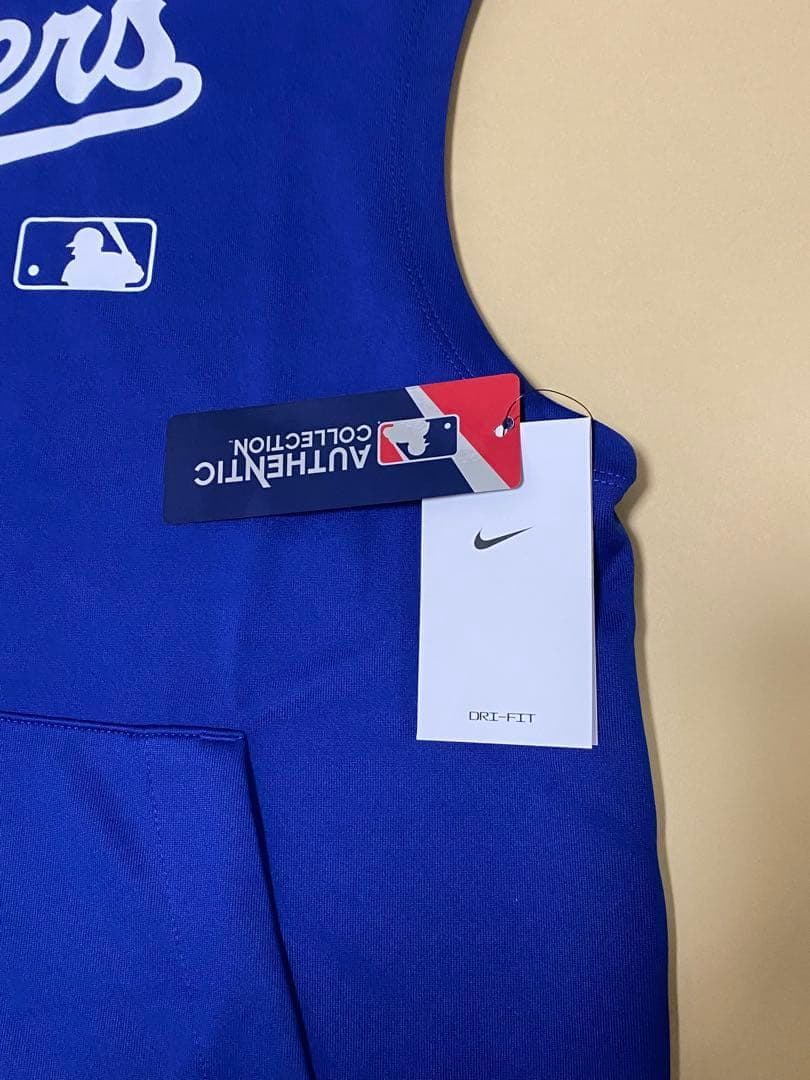 ナイキ ドジャース大谷翔平　ノースリーブパーカー選手着用モデル　オーセンティック