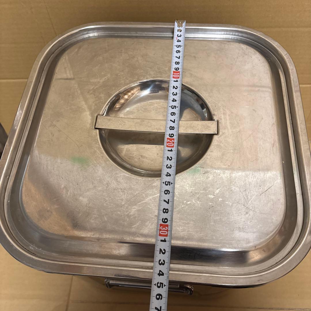 ステンレス製保存容器 四角形 4点セット