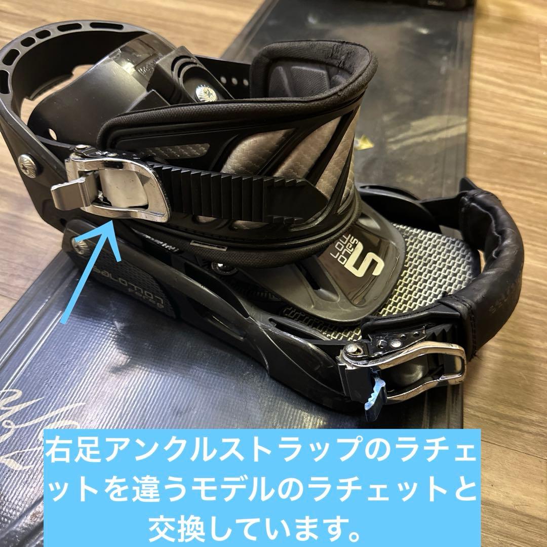 スノーボード K2 160cmビンディングSalomon size Lセット