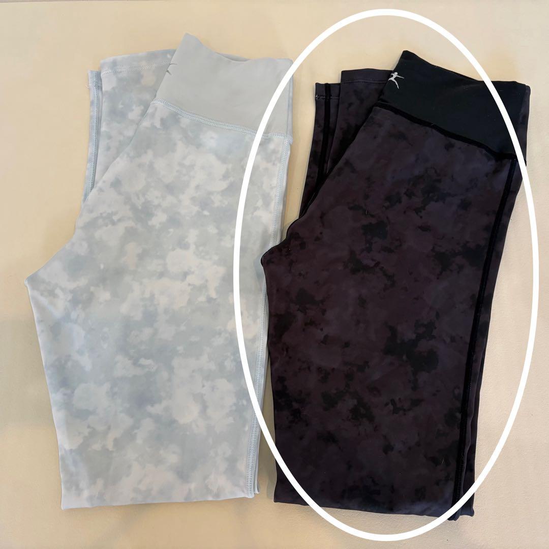 DANSKIN PRINT LEGGINGS ヨガレギンス ブラック