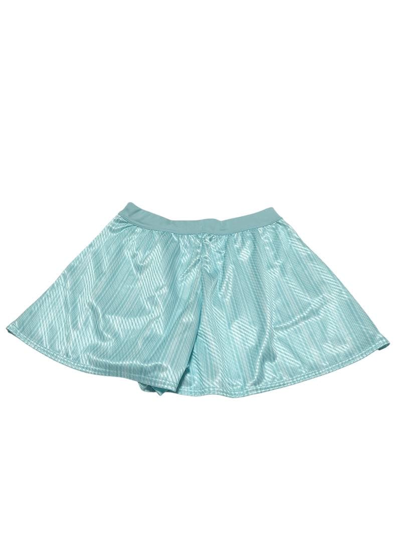 Babolat テニススカート L 水色 ストライプ