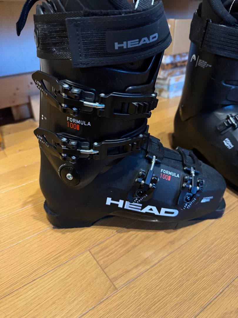 HEADブーツ、volkl168cm板、LEKIストック、ビンディング4点セット
