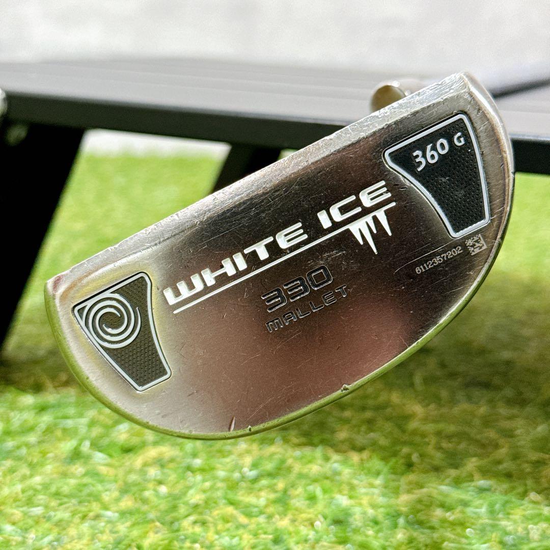 ODYSSEY WHITE ICE 330 MALLET パター 【K640】