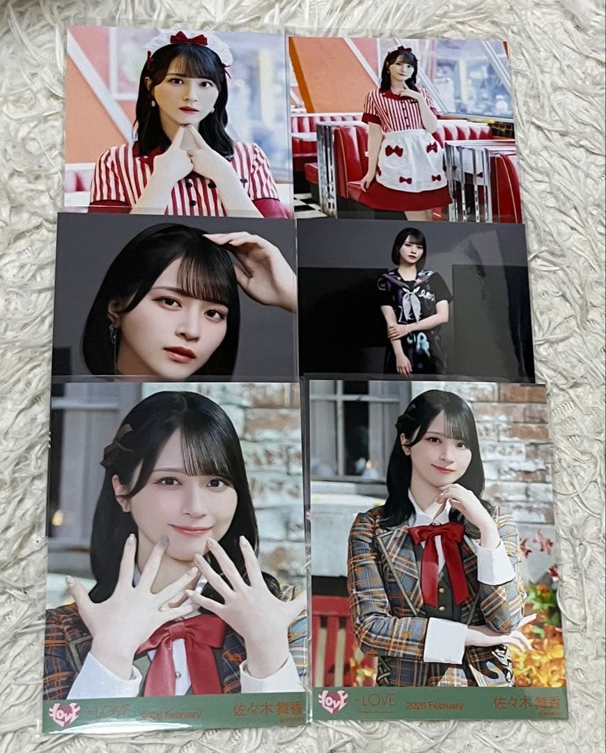 =LOVE 佐々木舞香 生写真 セミコンプ 3種類 バラ売り不可