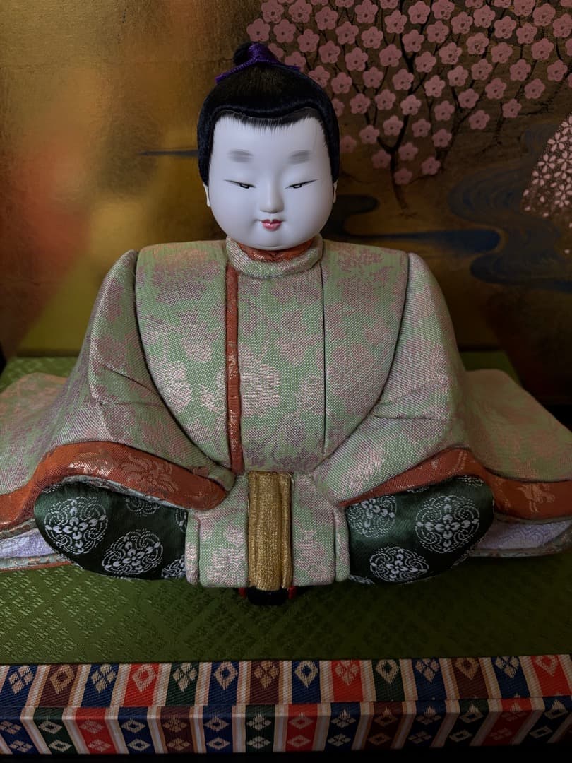 値下げ！ 十五人揃い　木目込み人形（大）　梅香