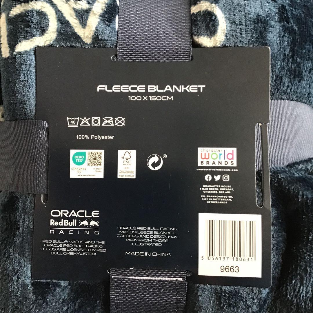 オラクル レッドブル レーシング フリースブランケット【新品・未使用】