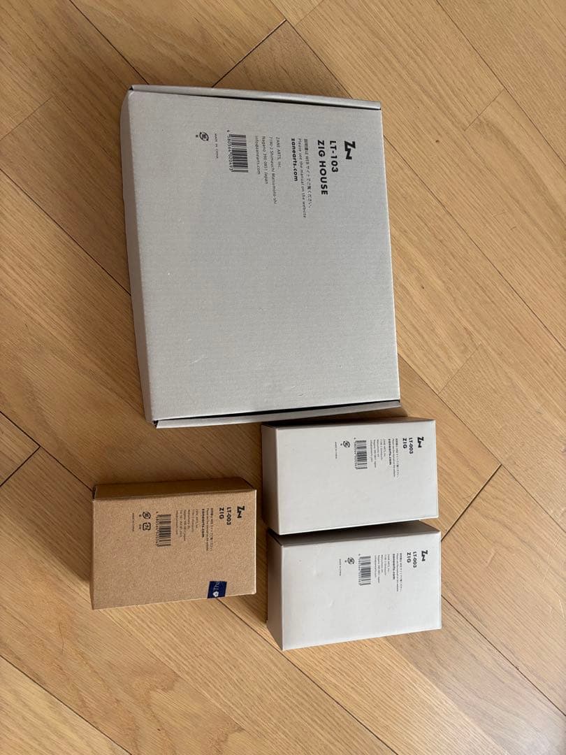 ZANEARTS ZIG3個とZIG HOUSEのセット