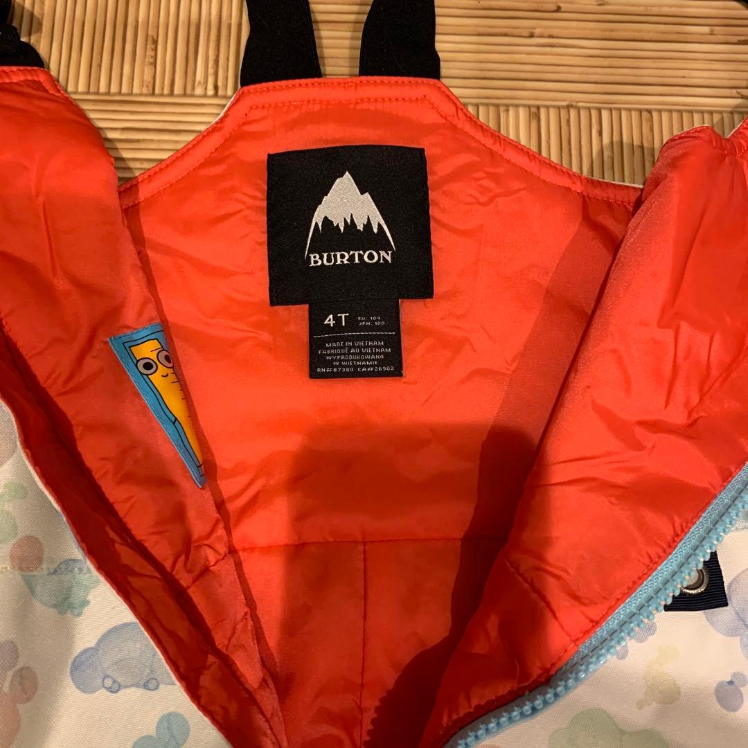 BURTON 子供用キッズスノーボードウエア上下セット
