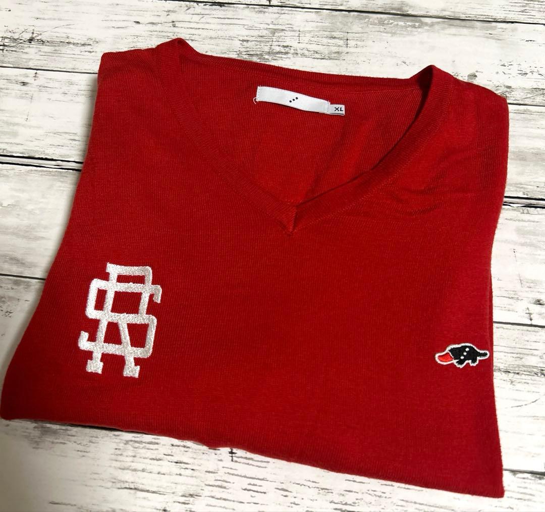 rough & swell　XL　Vネック　ニットセーター　ラフアンドスウェル