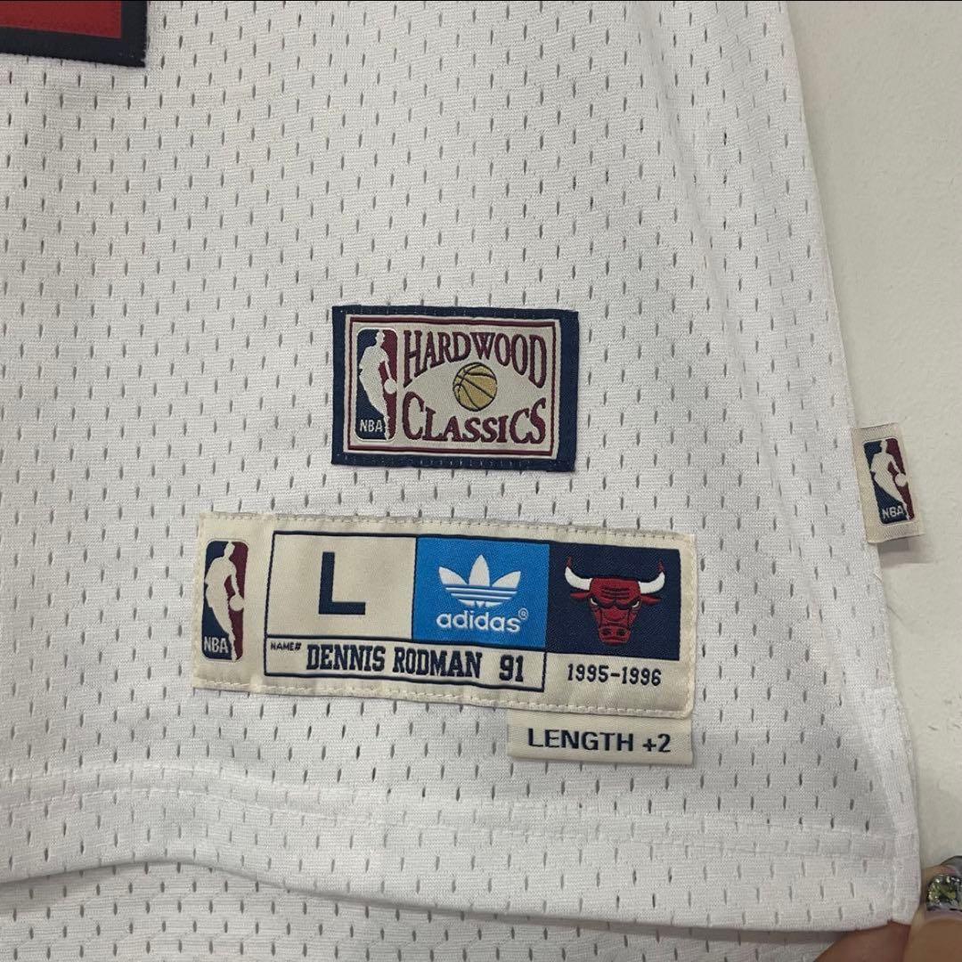 adidas NBA BULLS RODMAN 91 ユニフォーム　Lサイズ