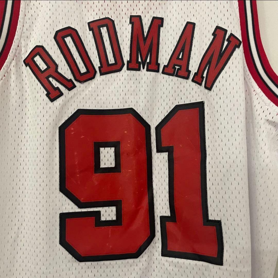 adidas NBA BULLS RODMAN 91 ユニフォーム　Lサイズ