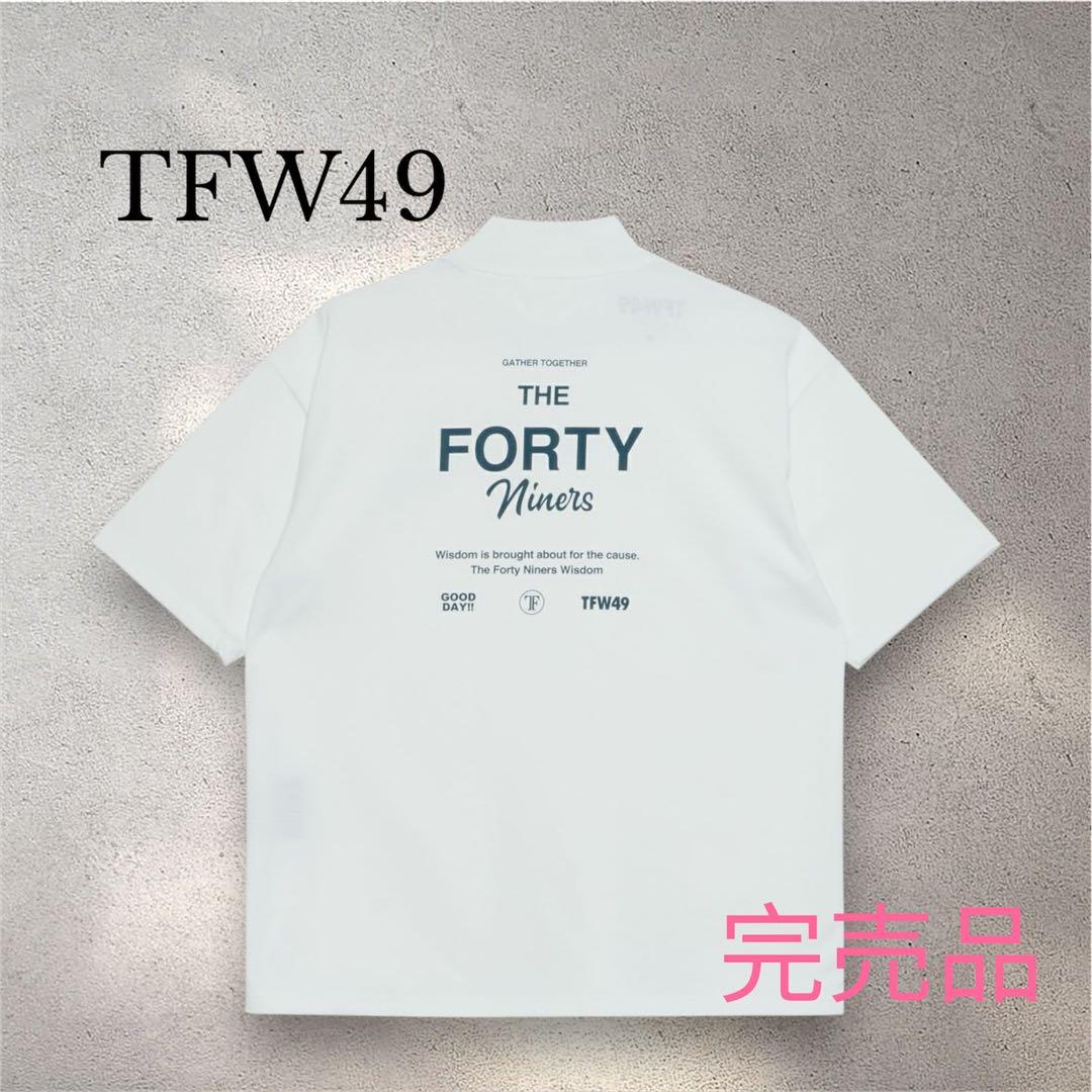 完売品⭐️新品タグ付き⭐️TFW49 ホワイトモックネック　M 2025新作