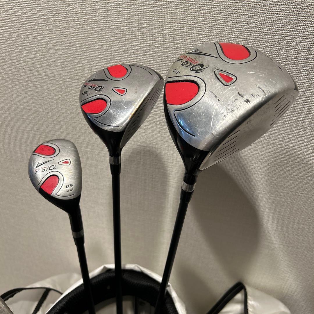 World Eagle F01-α ゴルフクラブセット 右用 ゴルフバッグ付き