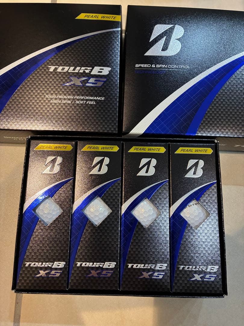 新品未使用！ブリヂストン TOUR B XS ゴルフボール 3ダース