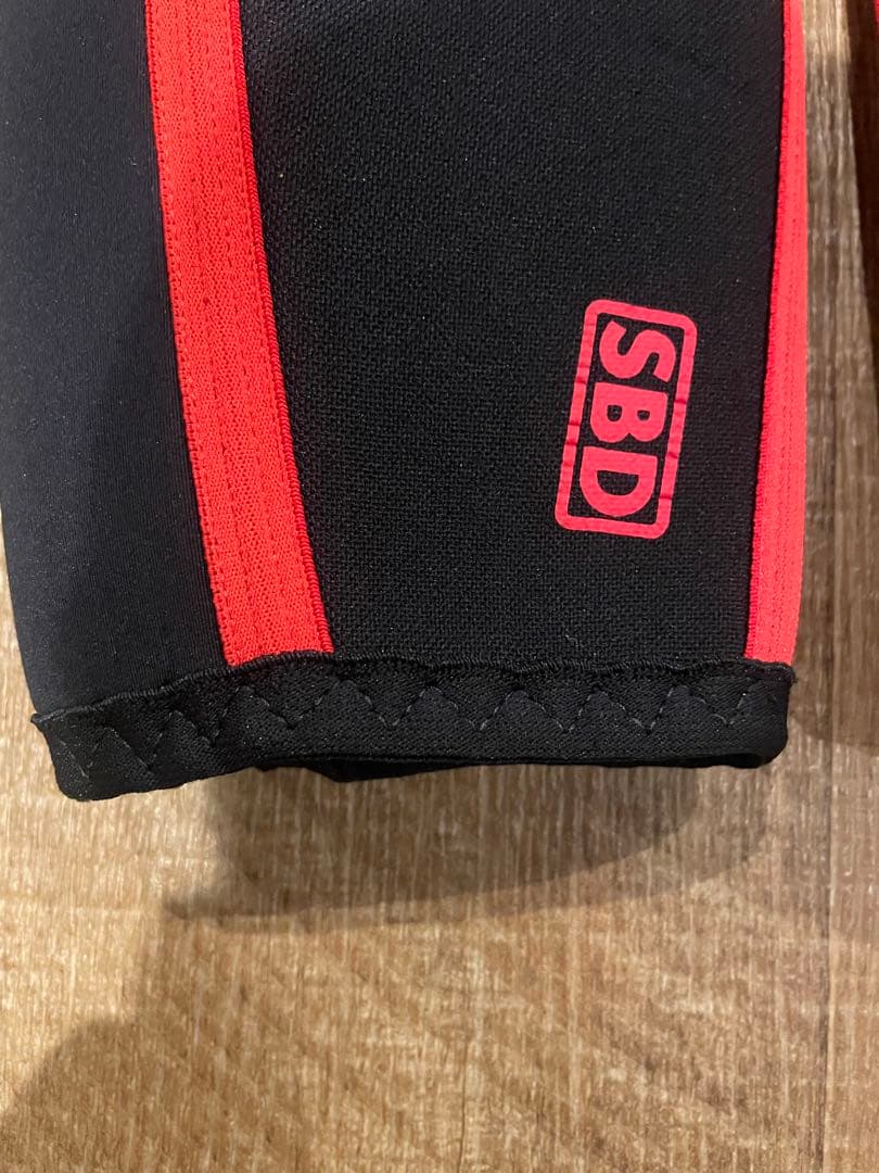 SBD エルボースリーブ Mサイズ ネイビー/レッド