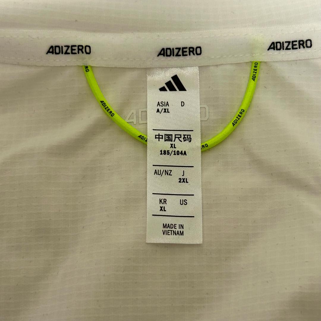 人気　adidas　アディダス　ランニングウェア　ナイロンジャケット　2XL