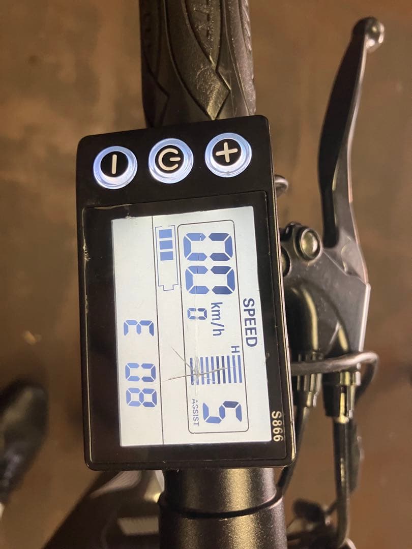 i*9様 ジャンク品 折りたたみ電動アシスト自転車 BORNTORUN GX 折