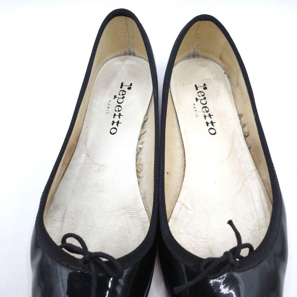 箱付 レペット repetto サンドリオン エナメル バレエシューズ 23