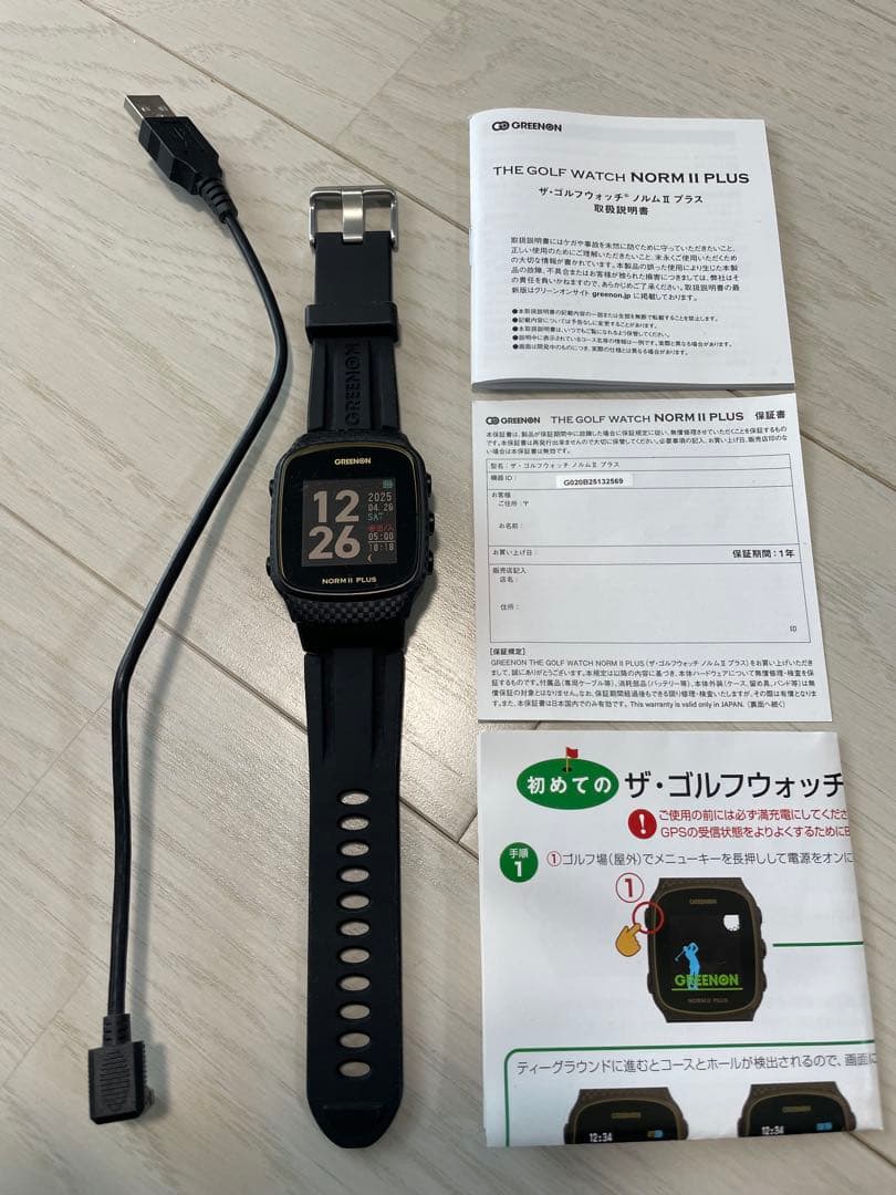 【美品】GREENON NORM II PLUS GPSウォッチ