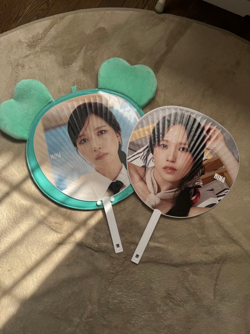 TWICE ユニホーム ミナ MINA グッズ うちわセット 値下げ