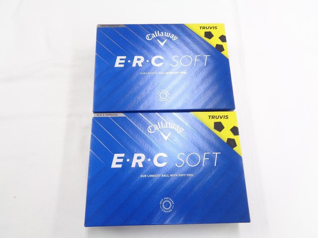 ★新品★ ERCソフト TRUVIS イエロー×ブラック 2ダースセット