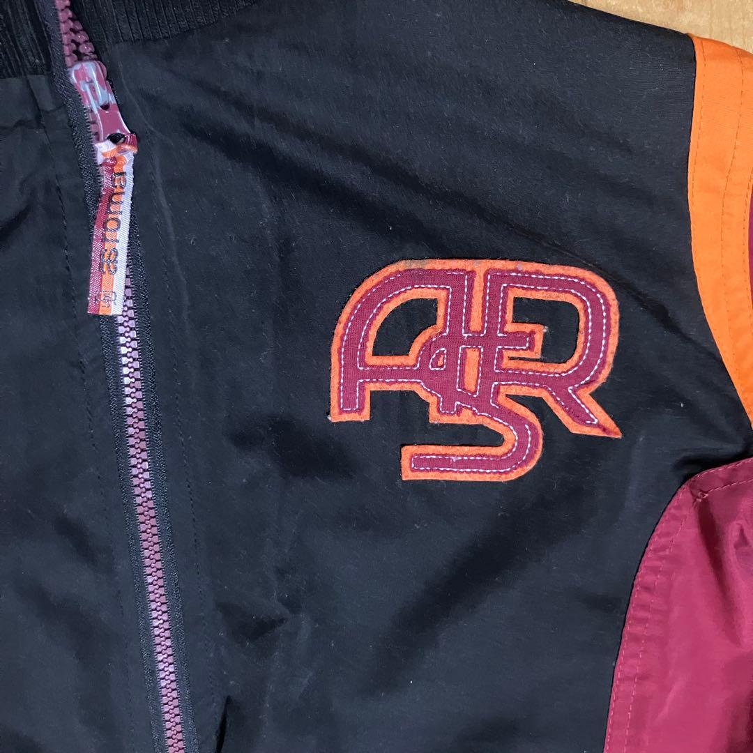 【冬物セット割】ASローマ　ジャージ上下セット　黒　ROMA レア物　S〜M