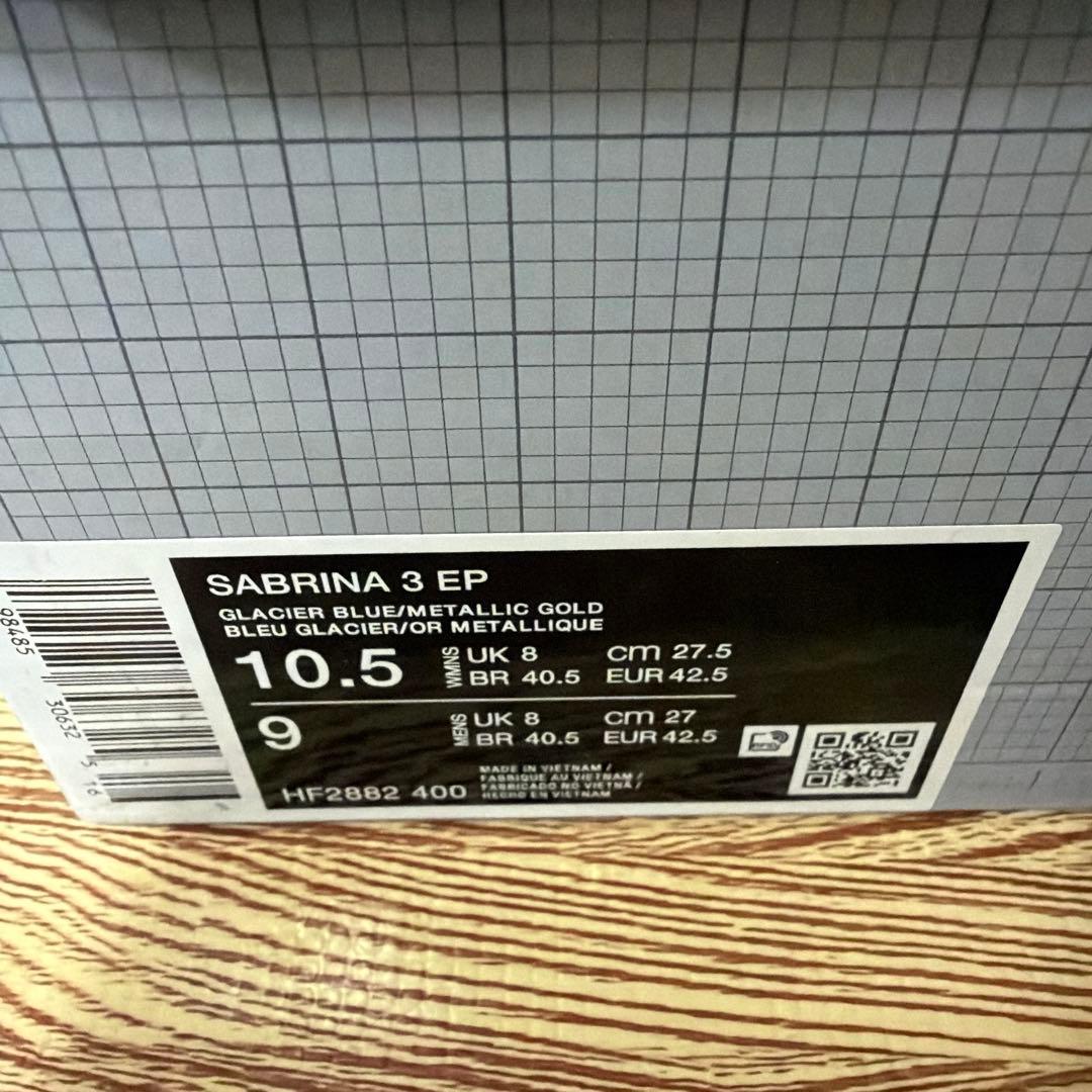 【美品】NIKE SABRINA3 サブリナ3 \"Blueprint\" 27.5