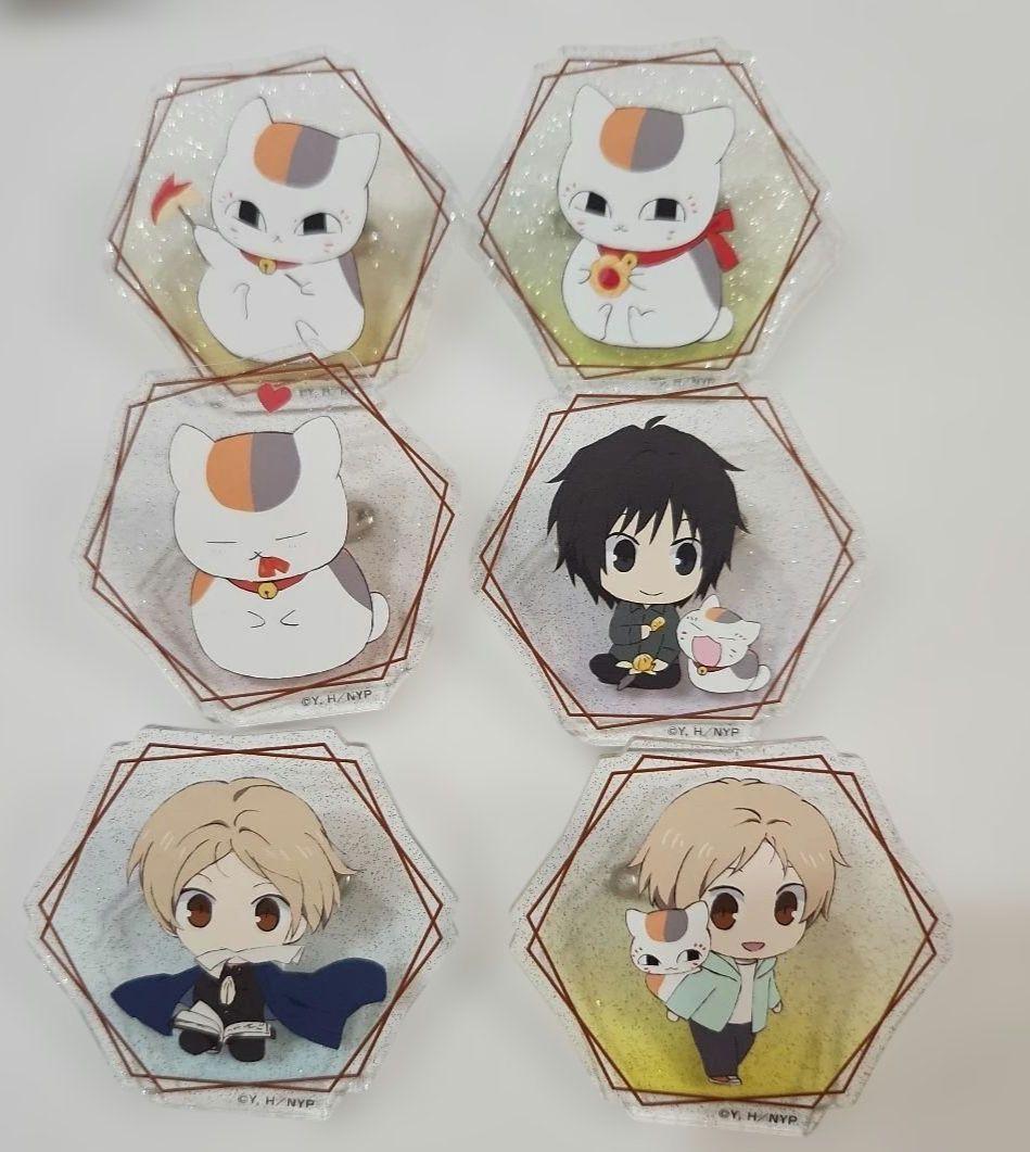 夏目友人帳 ラメアクリルバッジ コンプセット