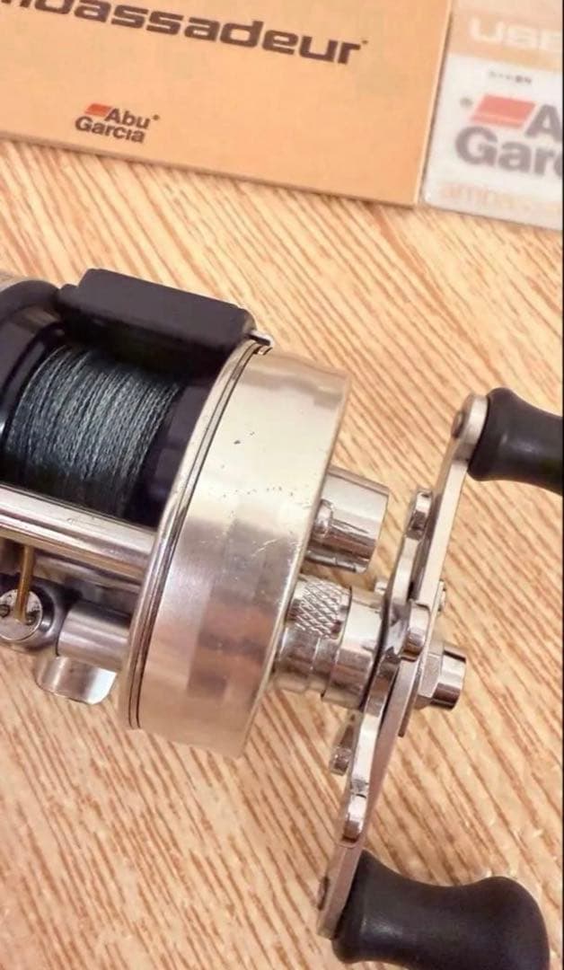 激レア 限定価格 箱付 リール アブガルシア ブラックバス トラウト 美品