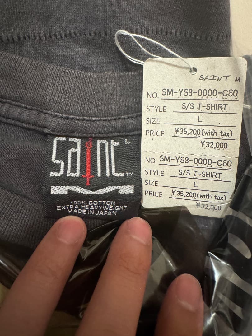 ミュージシャン SAINT Mxxxxxx bape Guns Tee L size