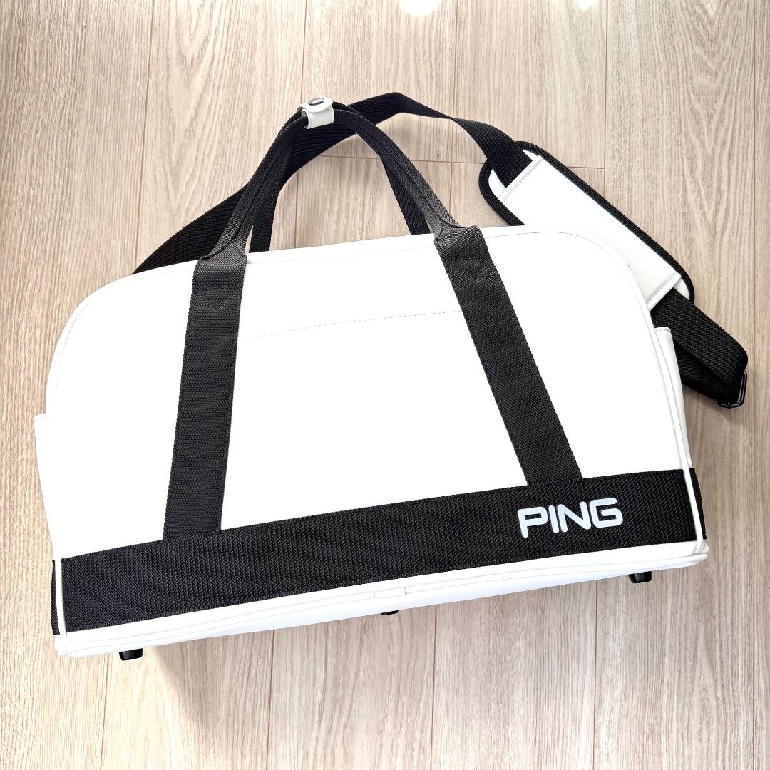 【美品】PING ピン 希少品 ゴルフ ボストンバック GB-F2504