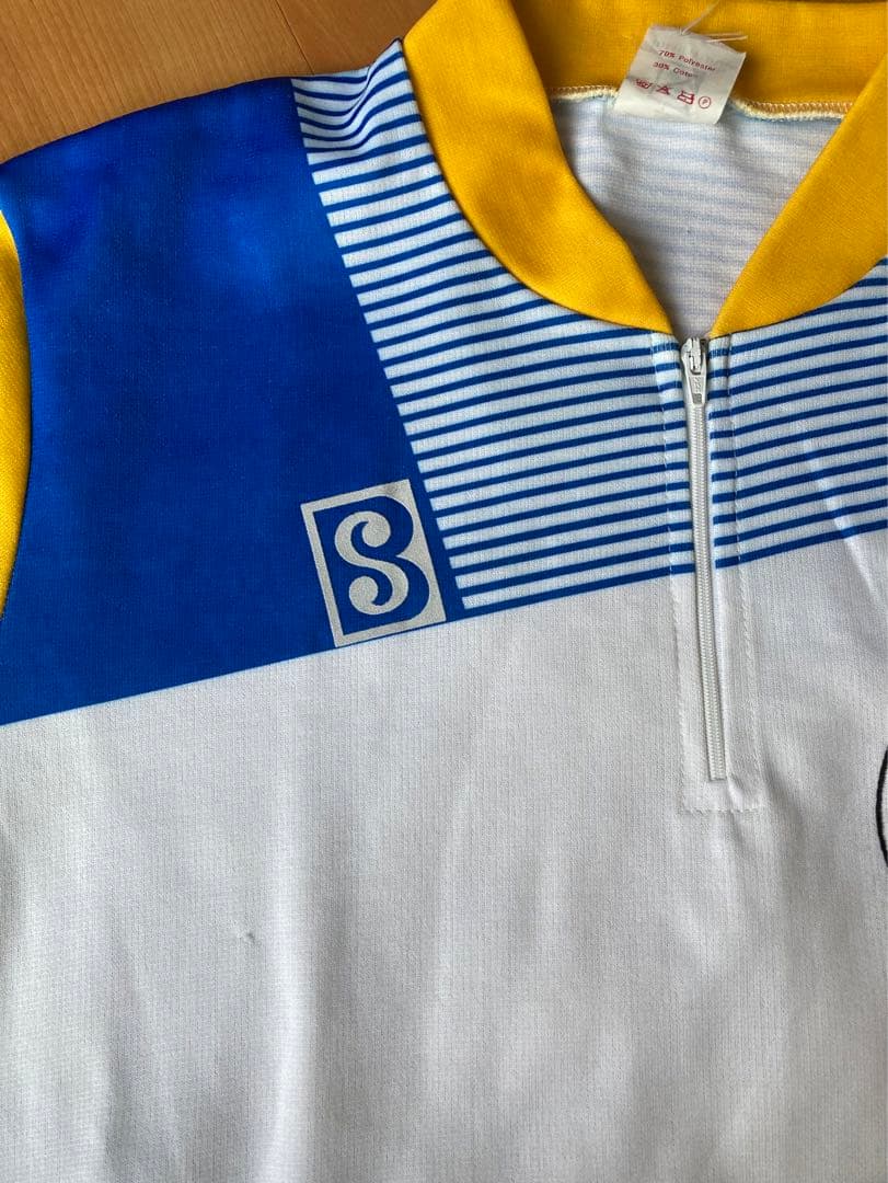 burdigala sports フランス製 80’ｓ　サイクリングシャツ