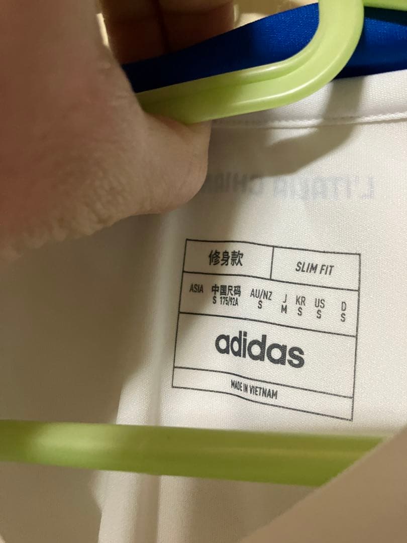 アディダス イタリア代表 レプリカユニフォーム AWAY 未使用品　Mサイズ