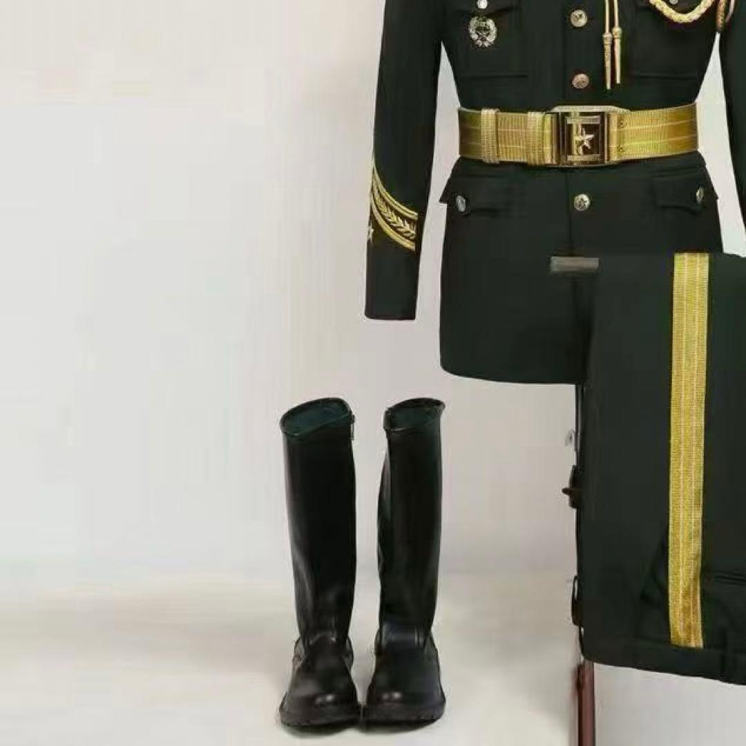 新品未使用　中国人民解放軍用ロング 革ブーツ　乗馬　儀仗隊 男女共通