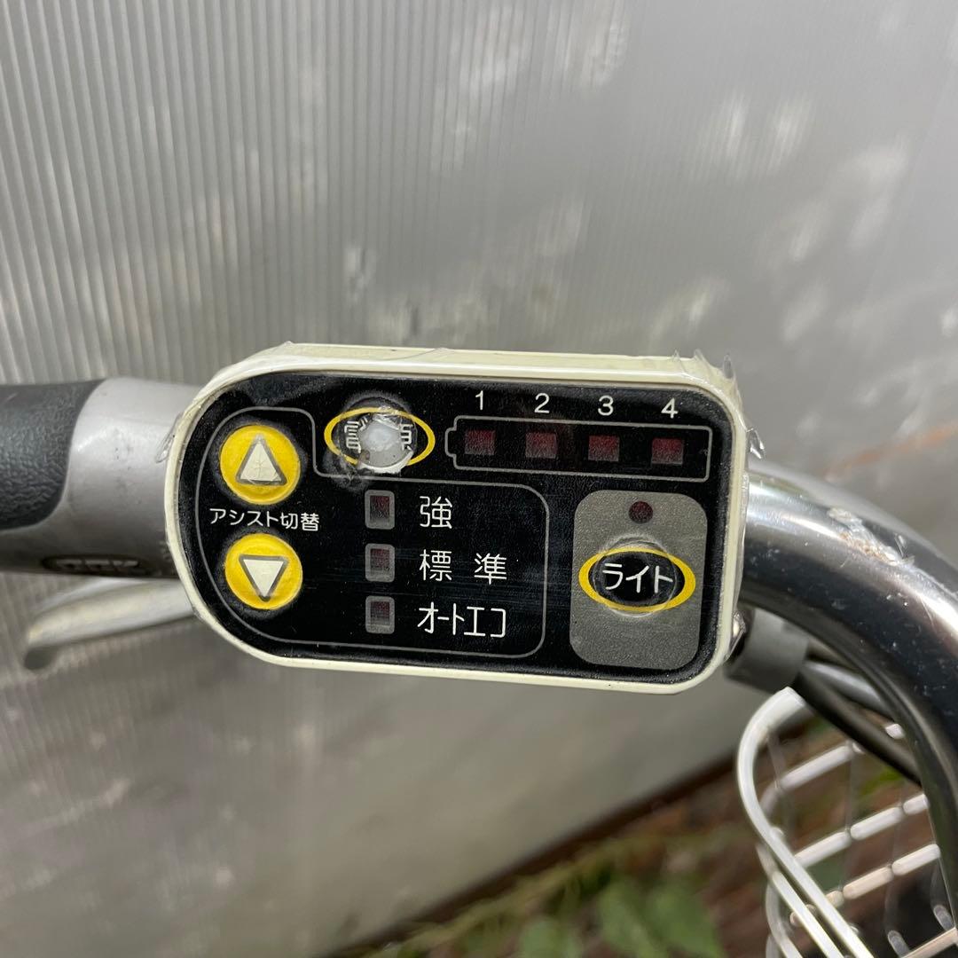 【64】電動自転車 YAMAHA PAS シルバー 26インチ