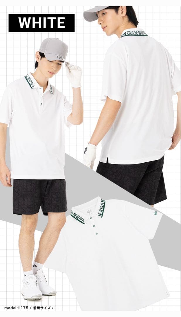 【新品】ニューエラ／ポロシャツ／半袖／XLサイズ