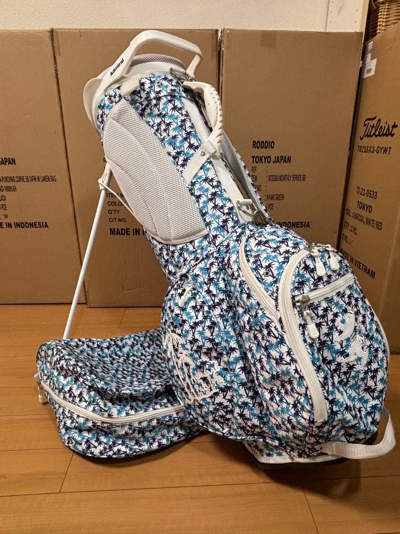 超軽量 アドミラル ゴルフ ヤシの木 スタンド キャディバッグ 美品