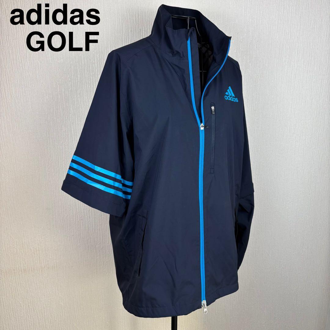 ★美品★ adidas GOLF メンズ 2WAY ナイロン GOLFジャケット