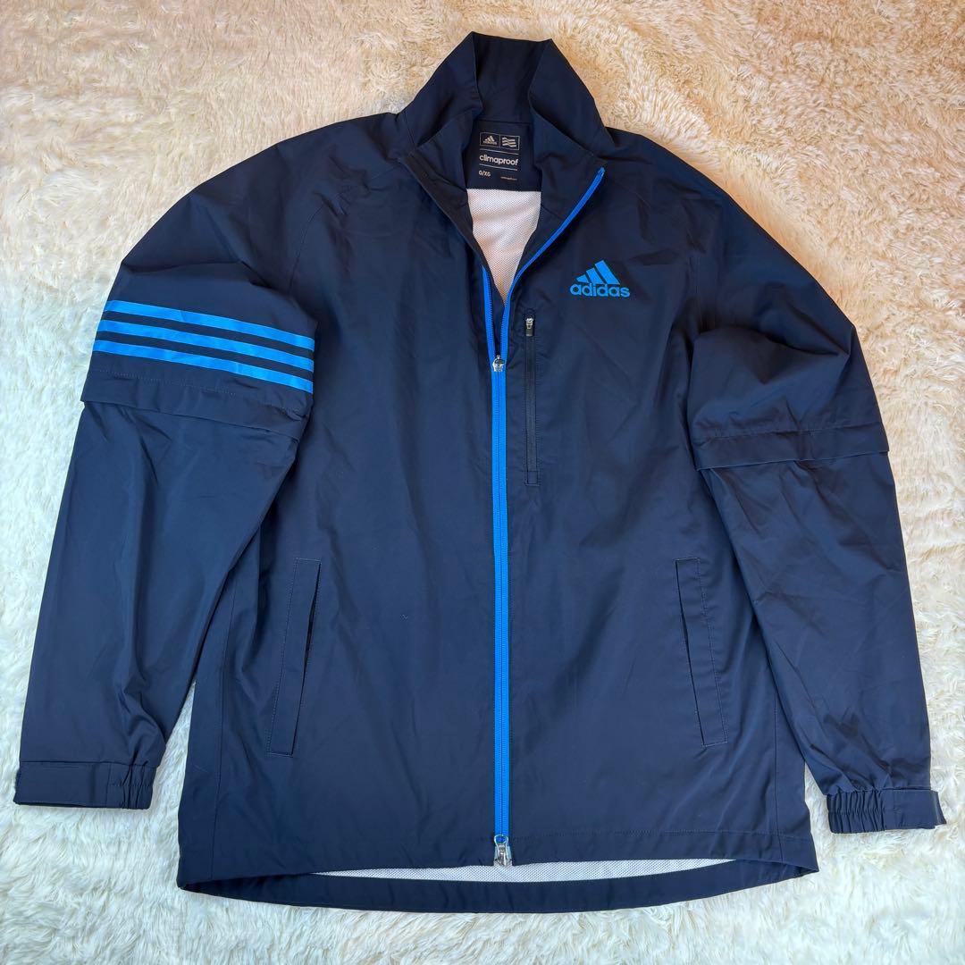 ★美品★ adidas GOLF メンズ 2WAY ナイロン GOLFジャケット