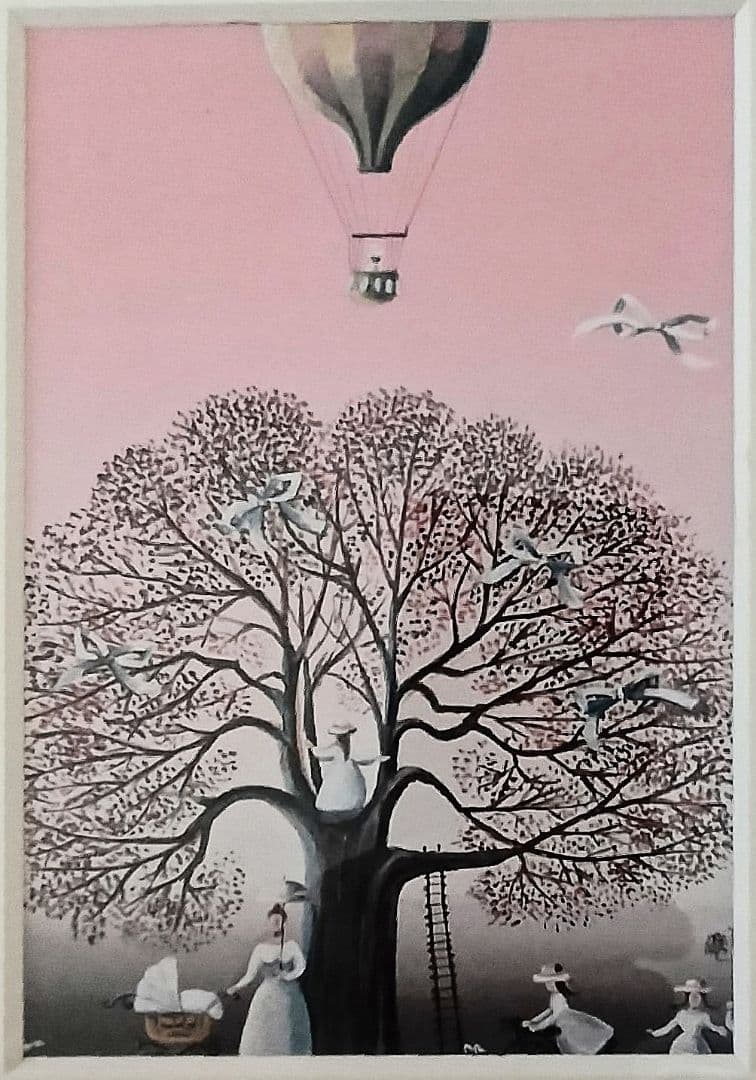 童画作家.こうのこのみ「おしゃれ樹」