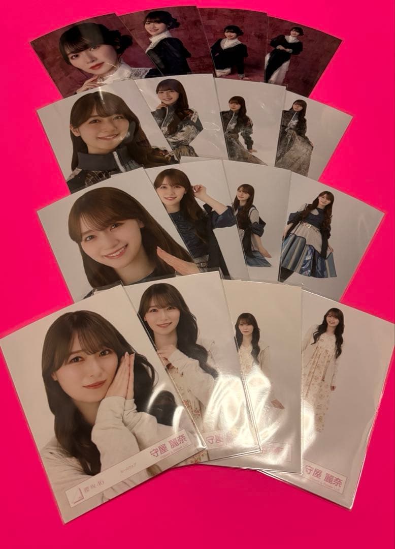 守屋麗奈　櫻坂46 生写真　ドレス オープニング　ルームウェア　16種コンプ