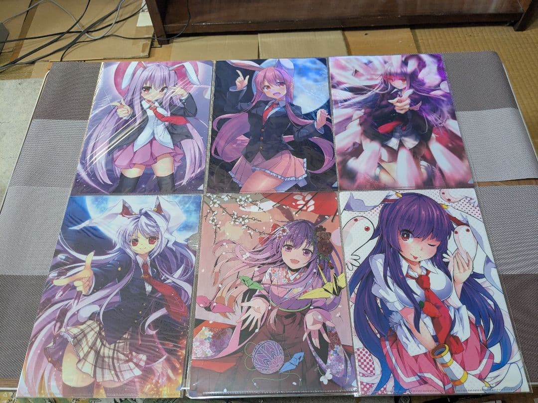東方project　鈴仙・優曇華院・イナバ A4クリアファイル 14枚セット