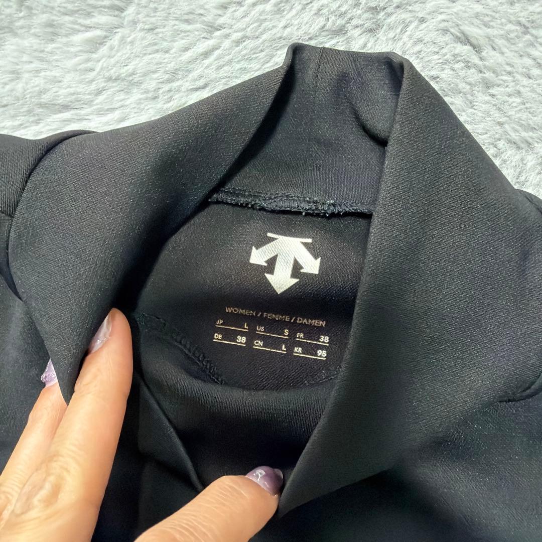 【美品】DESCENTE ゴルフウェア レディースセット ブラック　L