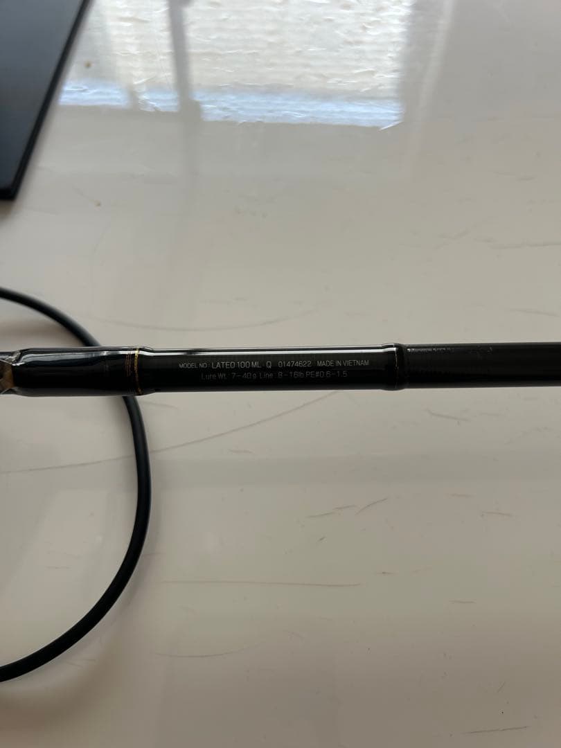 えび丸　DAIWA LATEO 100ML-Q シーバスロッド
