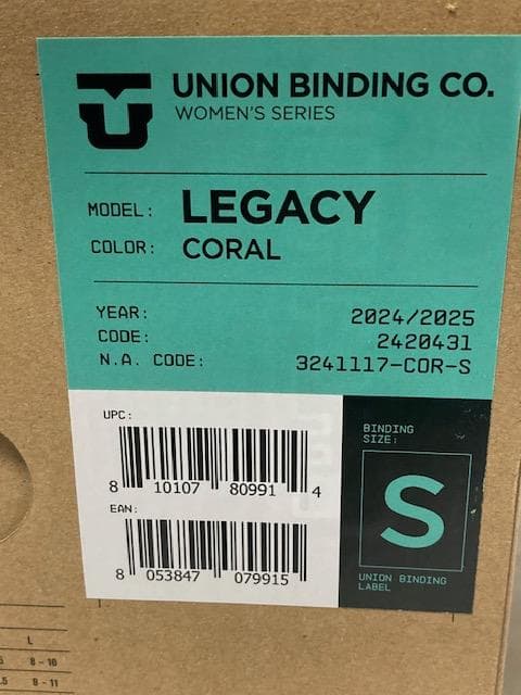 38%off 定価￥41,800 25 ユニオン LEGACY レガシー S