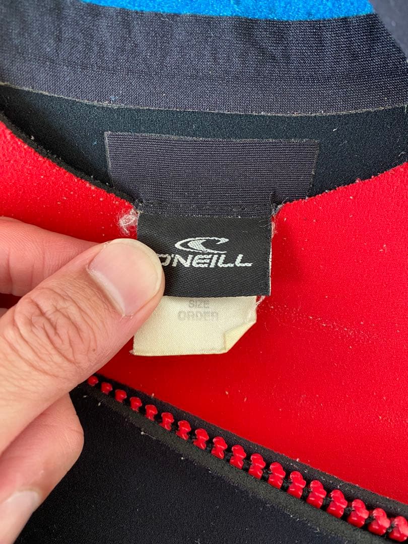 O'Neill フルスーツ M ネイビー/レッド