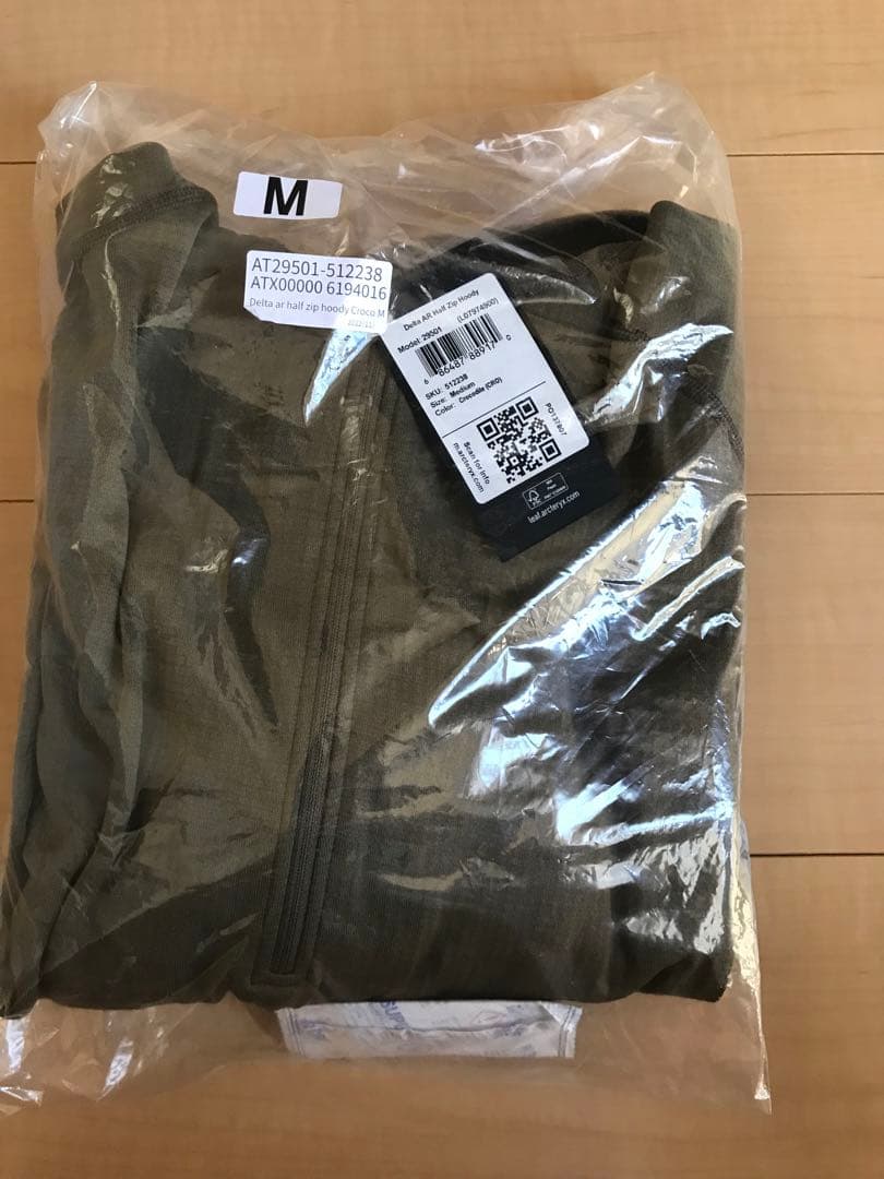 個人装備 DELTA AR 1/2 ZIP NECK HOODY Crocodile