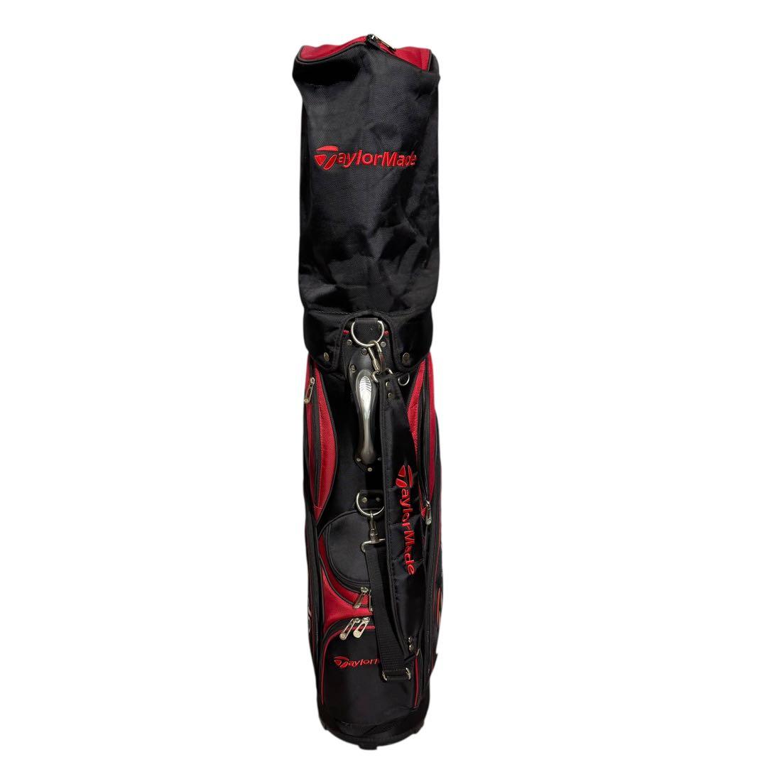 【即日発送】TaylorMade キャディバッグ 5分割 赤黒 ゴルフ 2238