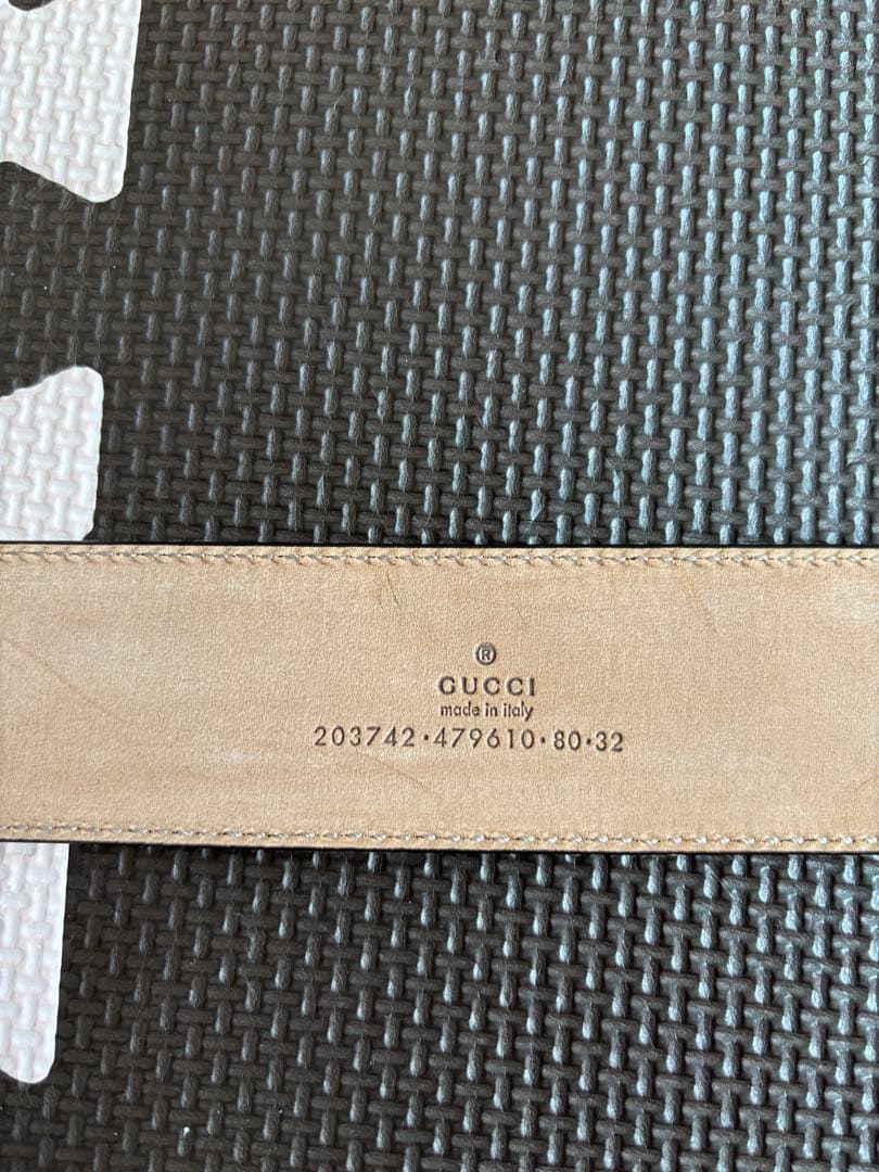 GUCCI GGパターン ベルト 80cm