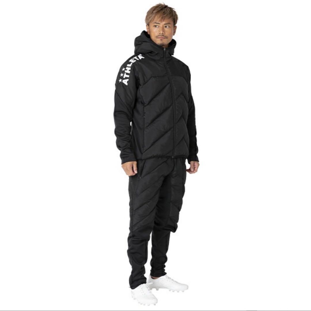 ATHLETA アスレタ　中綿ウォームジャケット　ジャケット パンツ M 黒